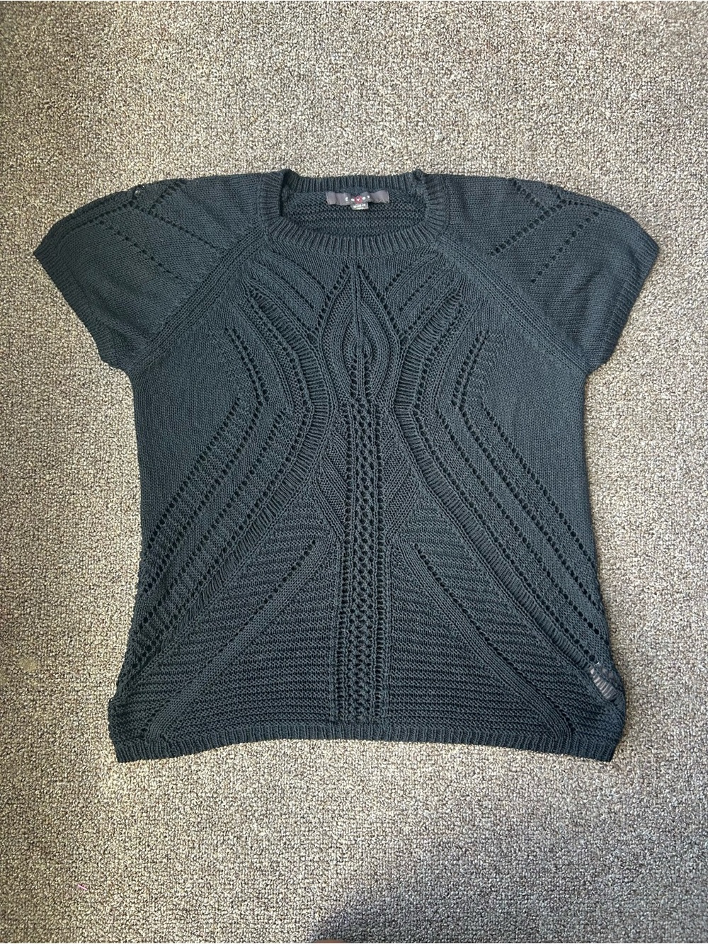 Vintage Fever Ripped/Sheer blouse